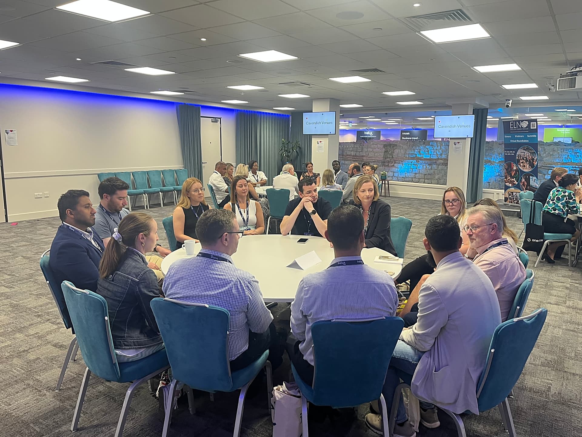 A roundtable discussion between executives